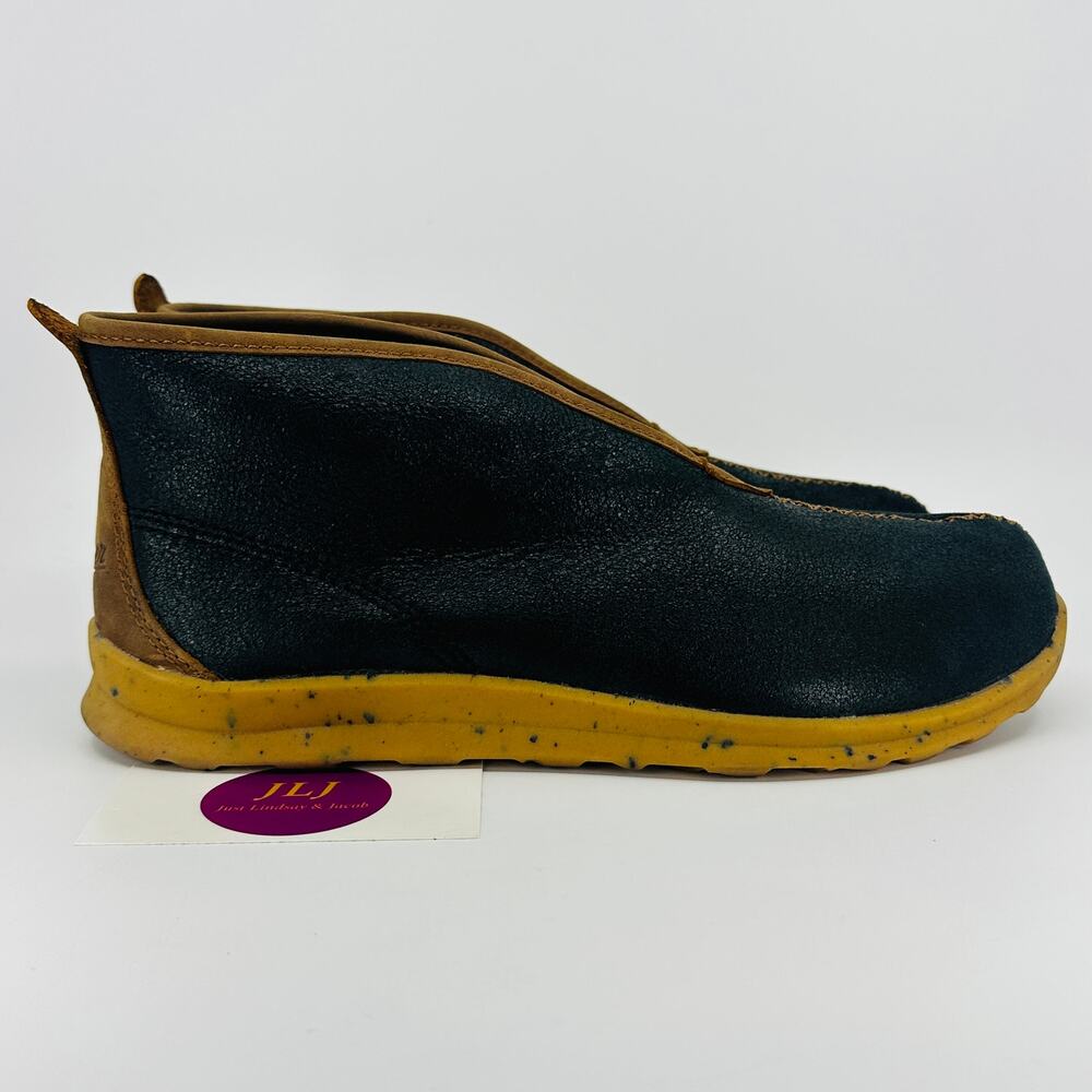 Danner Women's Forest Moc Shearling Lined Slipper Boots Black/Monk's Robe Size 8